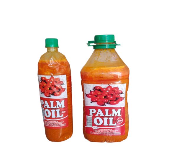 RED OIL[ litre and 3 litres palm oil]