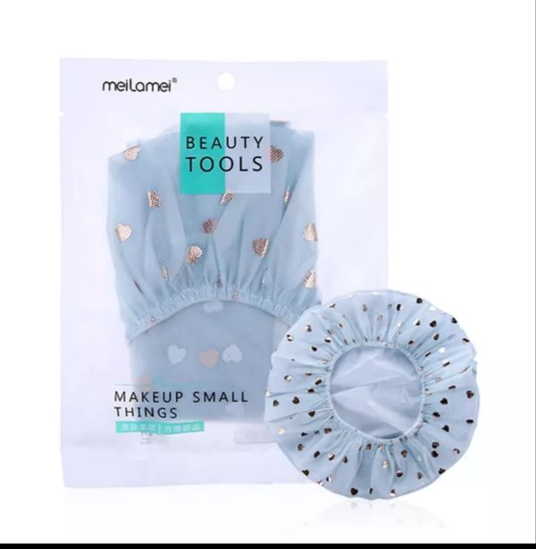 Double layer shower cap