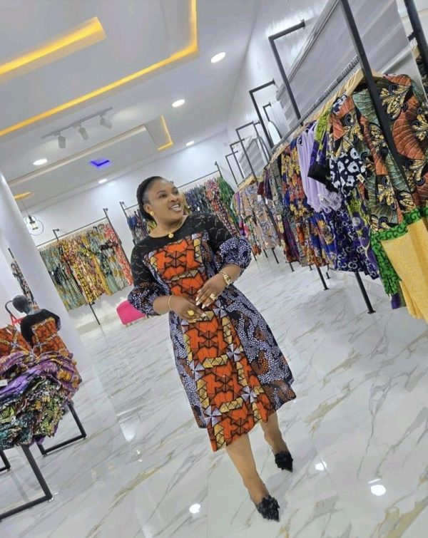 ​Ankara Adire dress Uk