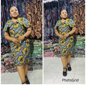 Sandra Dress (yellow Leave)